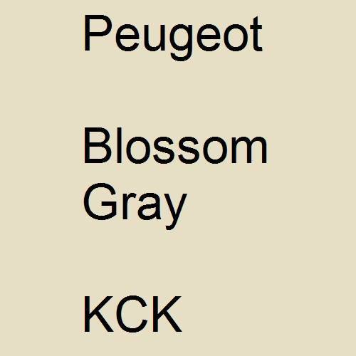 Peugeot, Blossom Gray, KCK.